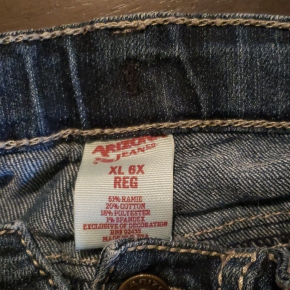 Girls Arizona Jean's size 6 - Picture 4 of 4